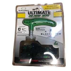 Softspikes Ultimate Golf Cleat Kit Ripper & Black Widow Fast Twist (Open Box)
